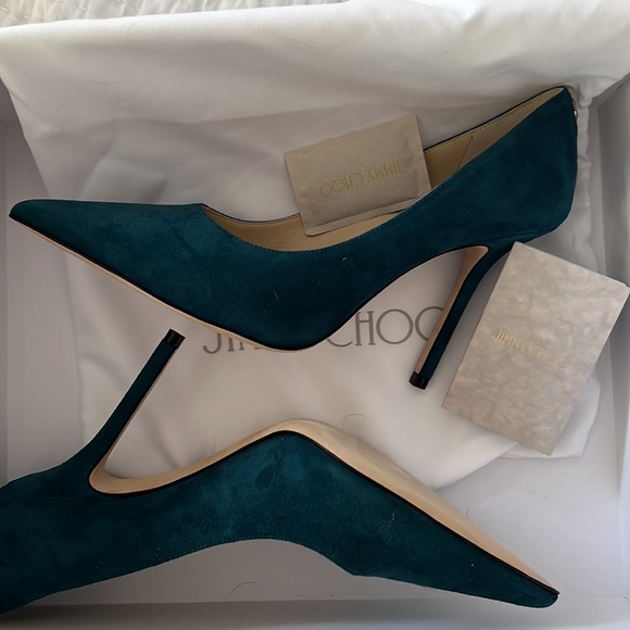 NEW! Jimmy Choo Suede Heels main image 1